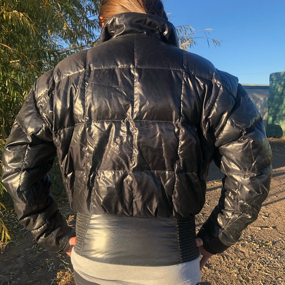 Women’s Winter/Fall Down Bogner Black Ski Jacket Size 8 Silver Hardware RARE! - Picture 11 of 16